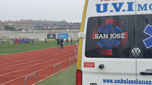 Ambulancias San José en alerta en partido de fútbol